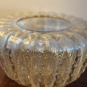 Murano Vase Oro24, Original, with Certificate and INvoice for $1725